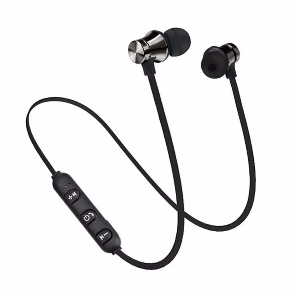 

Bass XT11 Phone Neckband Music Headset with Mic Magnetic Sport Earbuds Wireless Bluetooth Earphone Hanging Neck