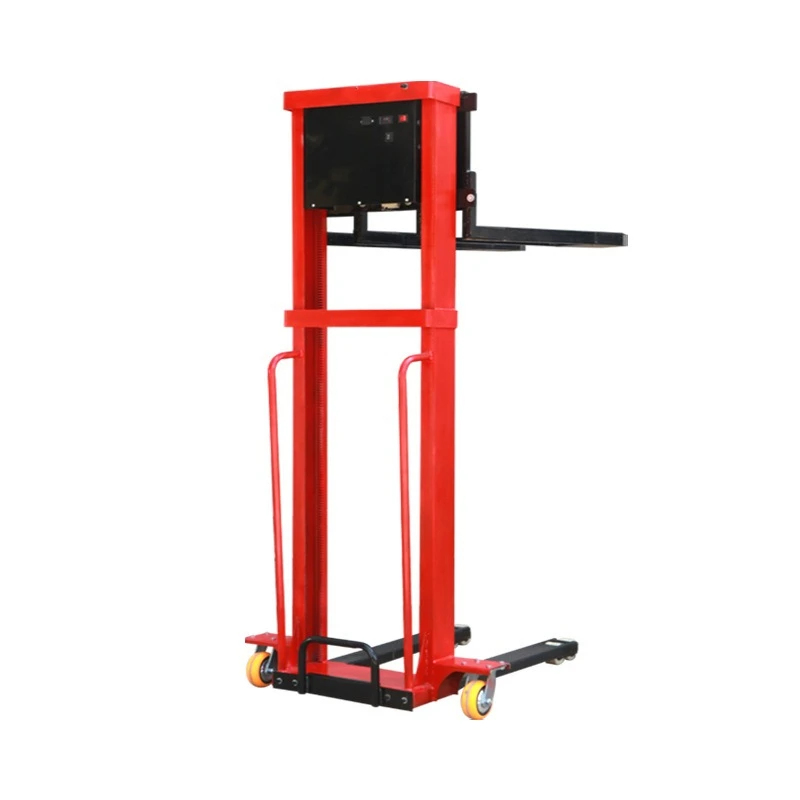 

Electric truck-mounted forklift hand push electric lift convenient truck small handling forklift