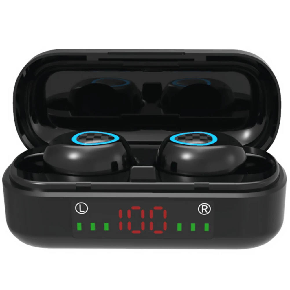 

1 set Car Wireless Headset Travel Earphone Men Women Earbuds ABS Adult Noise Reduction Outside Ultra Small Lightweight Powerful