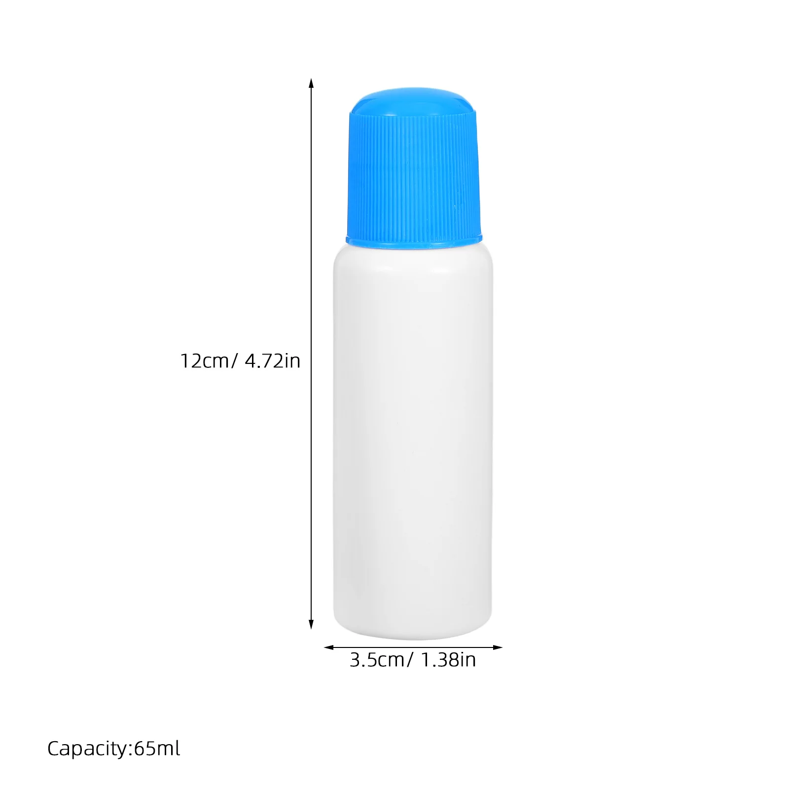 10Pcs Sponge Head Applicator Bottle 65Ml Refillable Lightweight Container for Perfume Hair Oil Paint Essential Oil Applicator