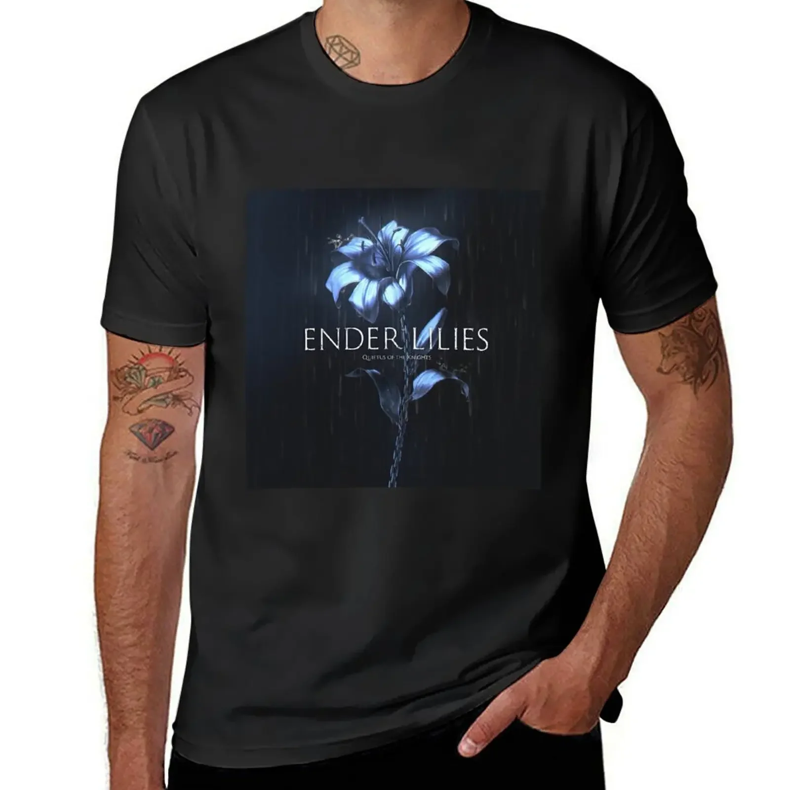 Ender Lilies T-Shirt animal prinfor boys custom t shirt aesthetic clothes customizeds plain black t shirts men