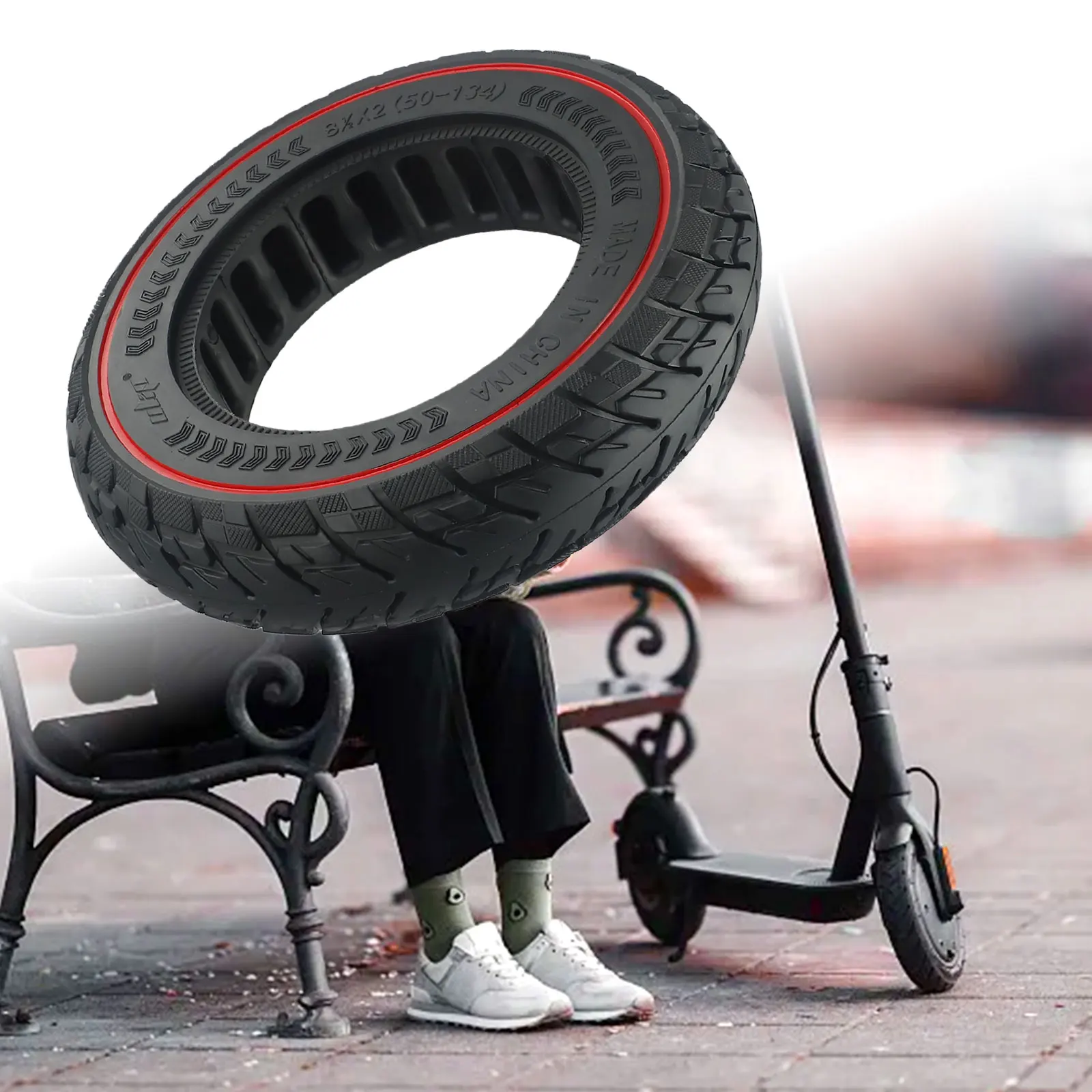 Solid Tyre For For For For VSETT 9 and 9+ Electric Scooters 8 5 Inch Model For For For For Enhanced PerFor For For Formance