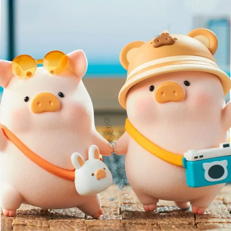 

Lulu The Piggy Travel Series Blind Box Guess Bag Original Toys Doll Cute Anime Figure Ornaments Gift