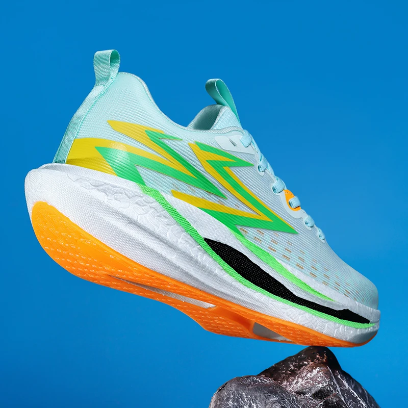 

Модные и удобные противоскользящие кроссовки, осенние новые мужские спортивные кроссовки, дышащая мужская подошва с толстой сеткой