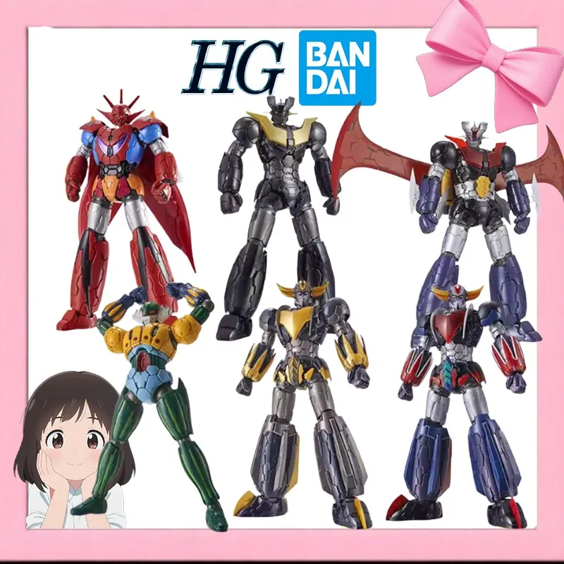 

Fast Shipping Bandai Anime HG MAZINGER Z GRENDIZER GETTER KOTETSU JEEG MAZINKAISER Buildable Model Kits Children Gift