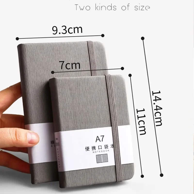 Notebook A7 Beautiful Pockets Mini Portable Notebooks Business Stationery Thick Female Small Journal For school Weekly