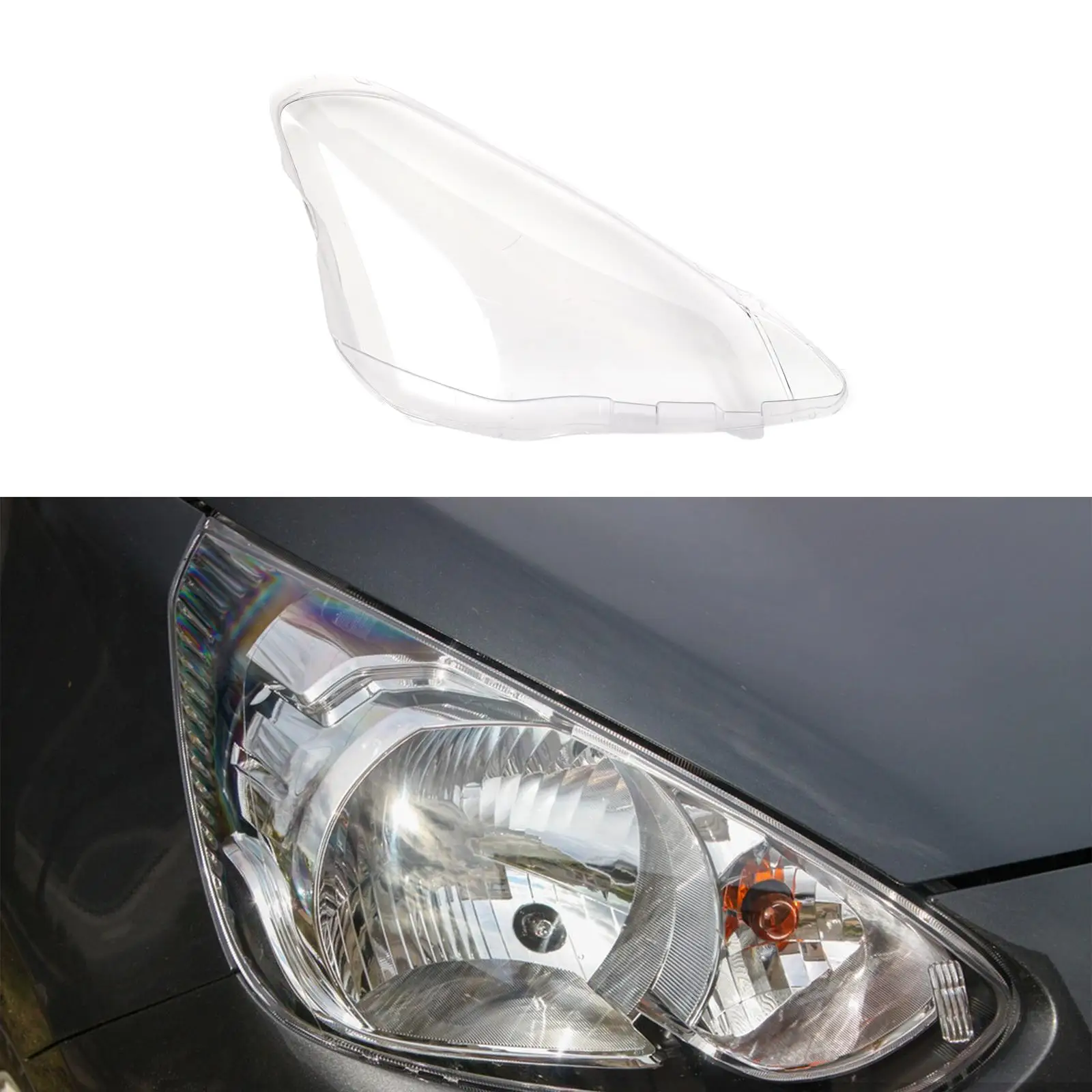 

Headlight Headlamp Lens Cover Easy Installation Protection Dustproof Left Side for Peugeot Partner MK2 Van 2015-2018 Car