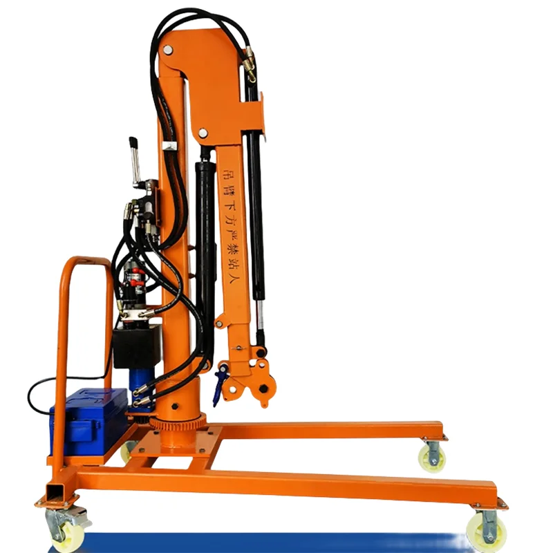 forFull-electric Single Shop Crane Loading Capacity 1 Ton Counter Balance Workshop Floor Crane Shop Crane