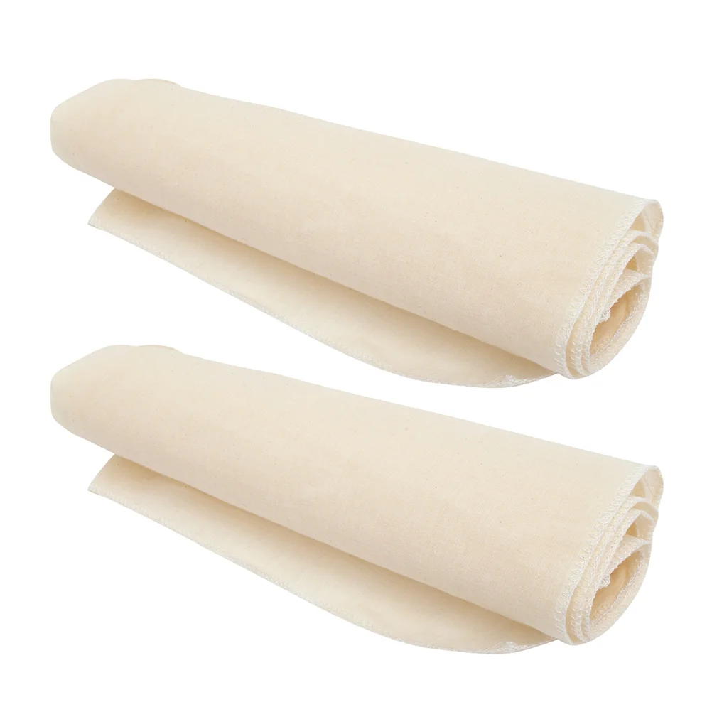 Tofu Filter Cloth Yogurt Strainer Reusable Cheese Cloths for Straining Bean Curd Residue White