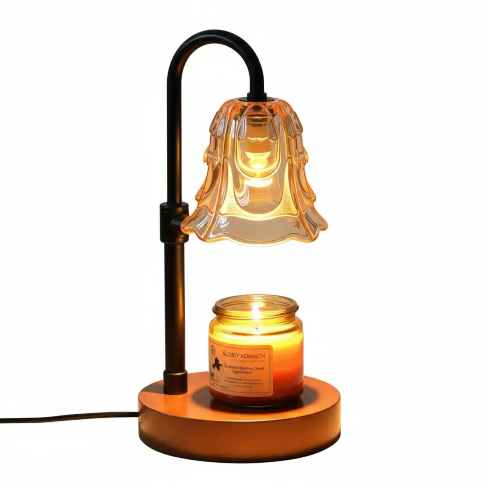 Unique Adjustable Candle Warmer Lamp Anti-Glare with Timer and Dimmer Electric Wax Warmer Home Decor Wax Melt Warmer Jar Candles