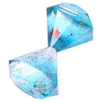 Oil Drop Hourglass Ornaments Relaxing Bubbler Liquid Motion Desk Decor Stylish Home Adornment Gift for Kids Adults