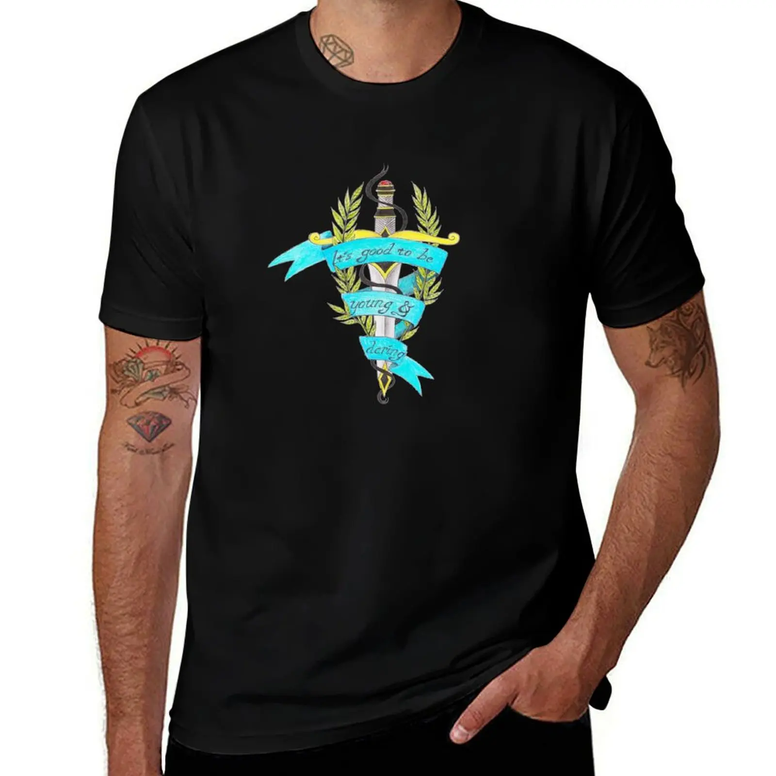 

It's Good to be Young and Daring T-Shirt luxury clothing labubu new edition new gifts and t-shirts plus size men clothing