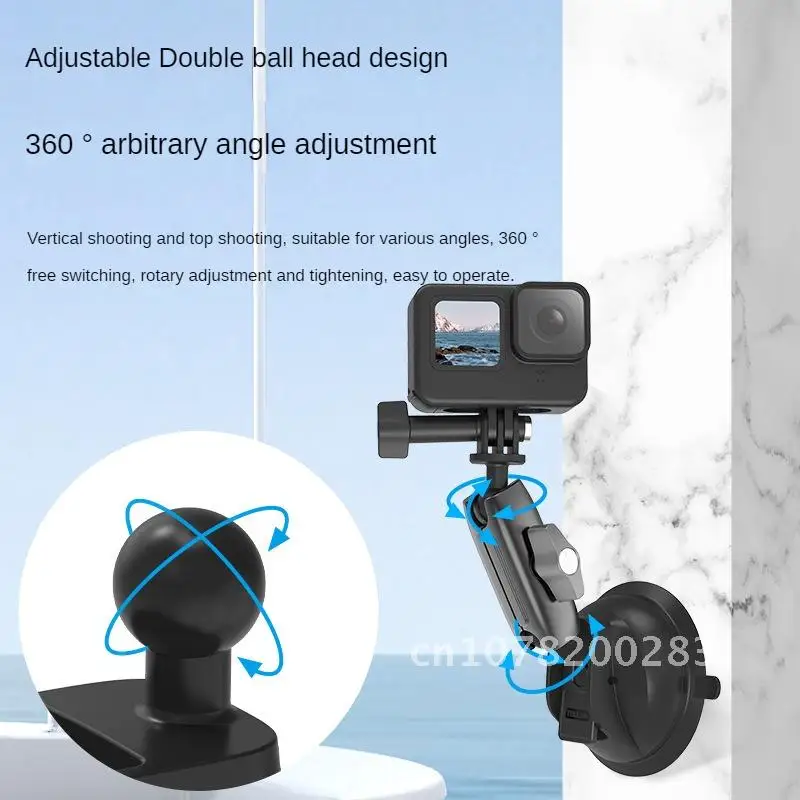 Gopro11/10/9/Go3/Dji Action4 Sports Camera Accessories TELESIN Suction Cup Bracket