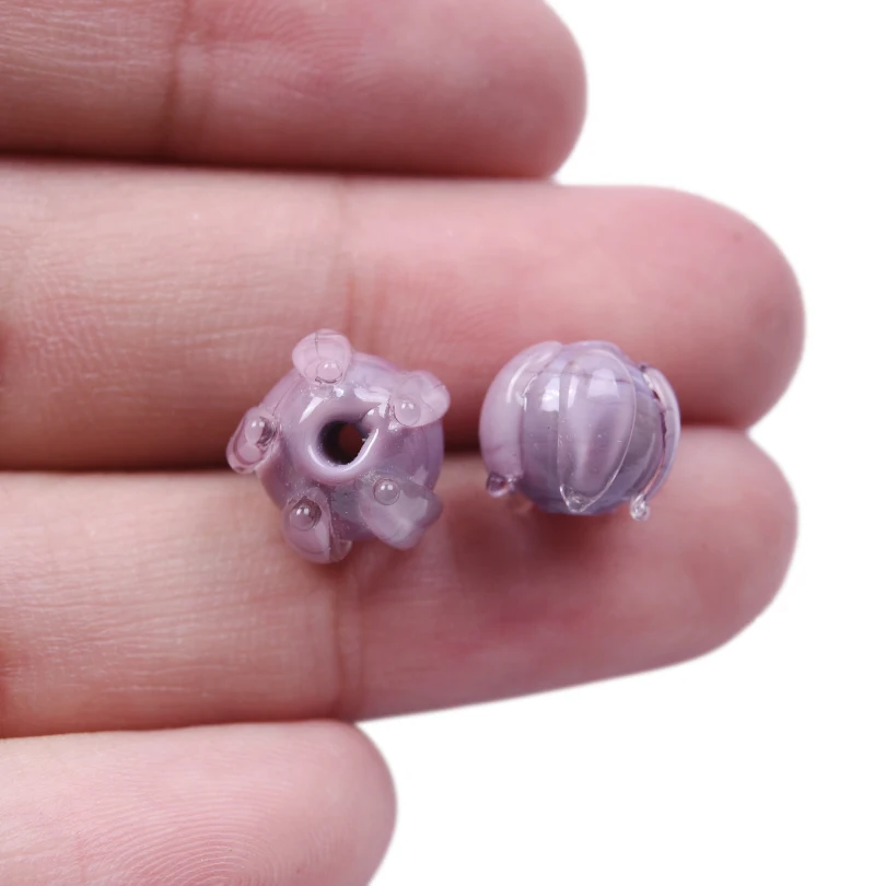 30 teile/los süße Blume Maiglöckchen Charm Anhänger für Schmuck herstellung liefert handgemachte Glas DIY Vintage Ohrringe Ergebnisse – Detail 13