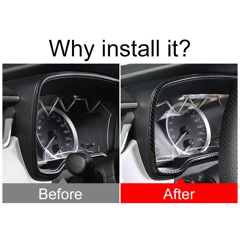For Toyota Corolla E210 / Corolla Cross XG10 2021 2022 2023 2024 2025 Hybrid Car Dashboard Display Cover Decoration Accessories view 6