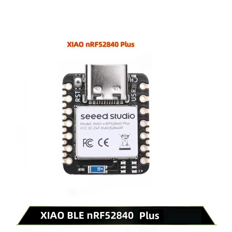2X Seeed Studio XIAO NRF52840 Plus, макетная плата, 20 графических процессоров, Bluetooth 5,0/BLE/NFC для Arduino/MicroPython