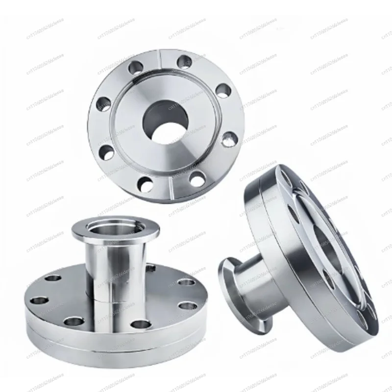 304 Stainless Steel Vacuum Fitting, KF to CF Flange Adapter for Vacuum System