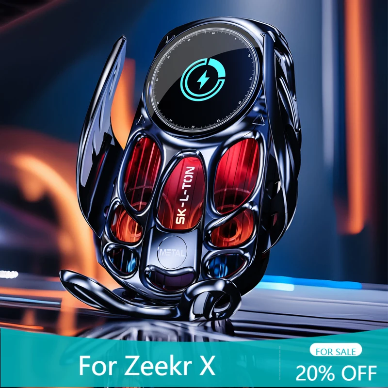 

Car Styling Wireless Charging Mobile Phone Holder Mount Gravity Bracket Stand Auto Accessories For Zeekr X 2023 2024 2025