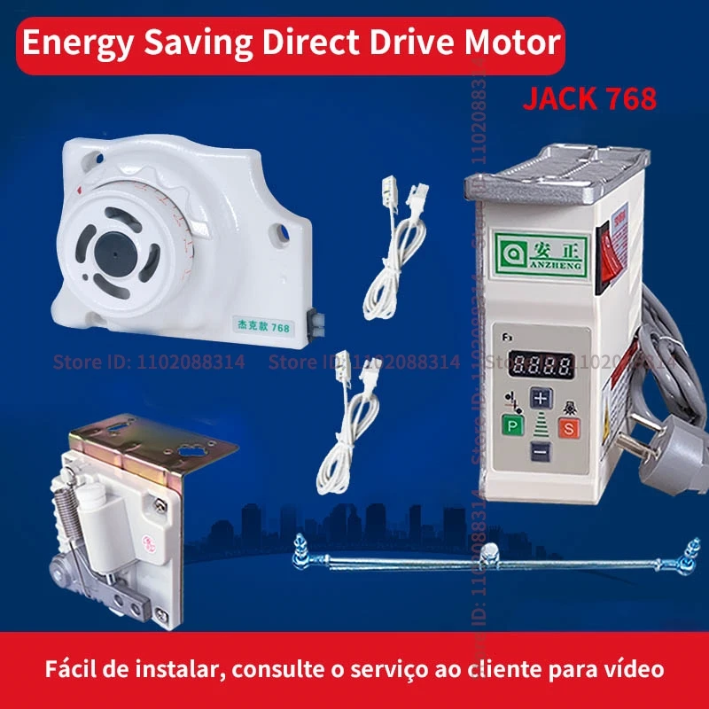 Energy Saving Direct Drive Motor Control Box for Jack 768 795 Industrial Overlock Brushless Ac Servo Motor Mute Save Power Motor