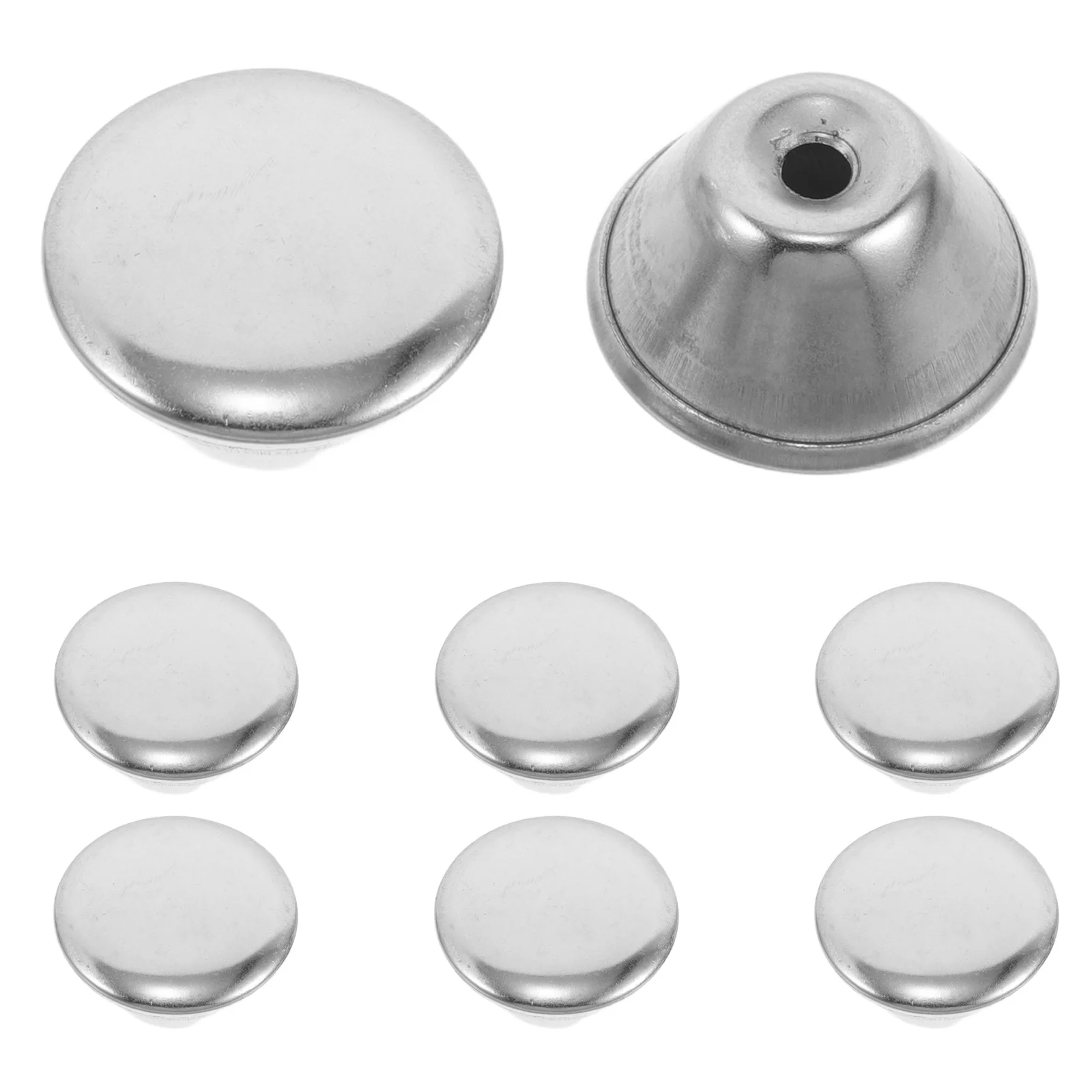 

8Pcs Stainless Steel Teapot Knob Replacement Lid Top Cap for Glass Ceramic Pot Cover Tea Kettle Handle Button Accessory