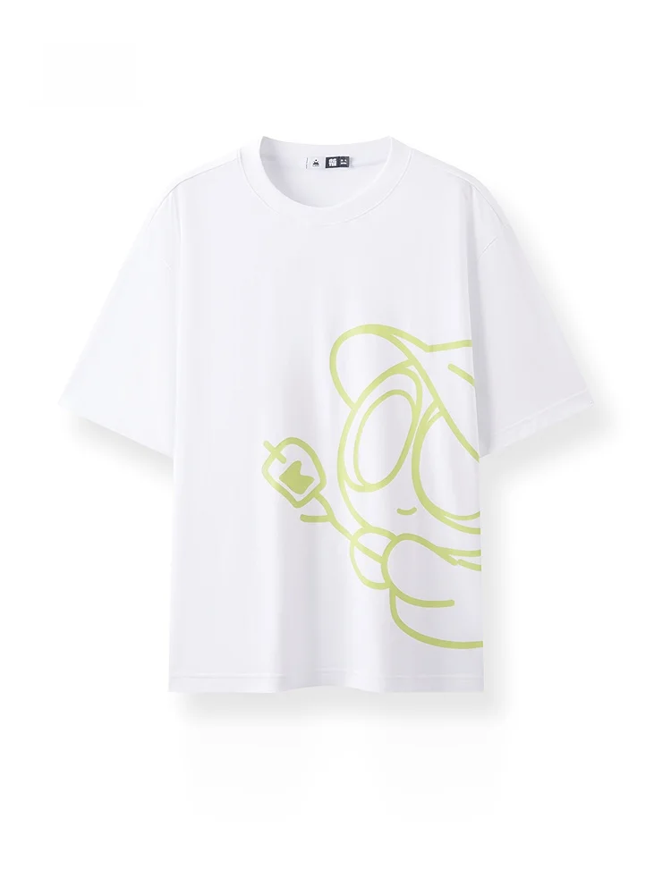 

Мужская футболка Semir Collaborative Edition с коротким рукавом, удобная, дышащая, повседневная, модная, летняя, черная.