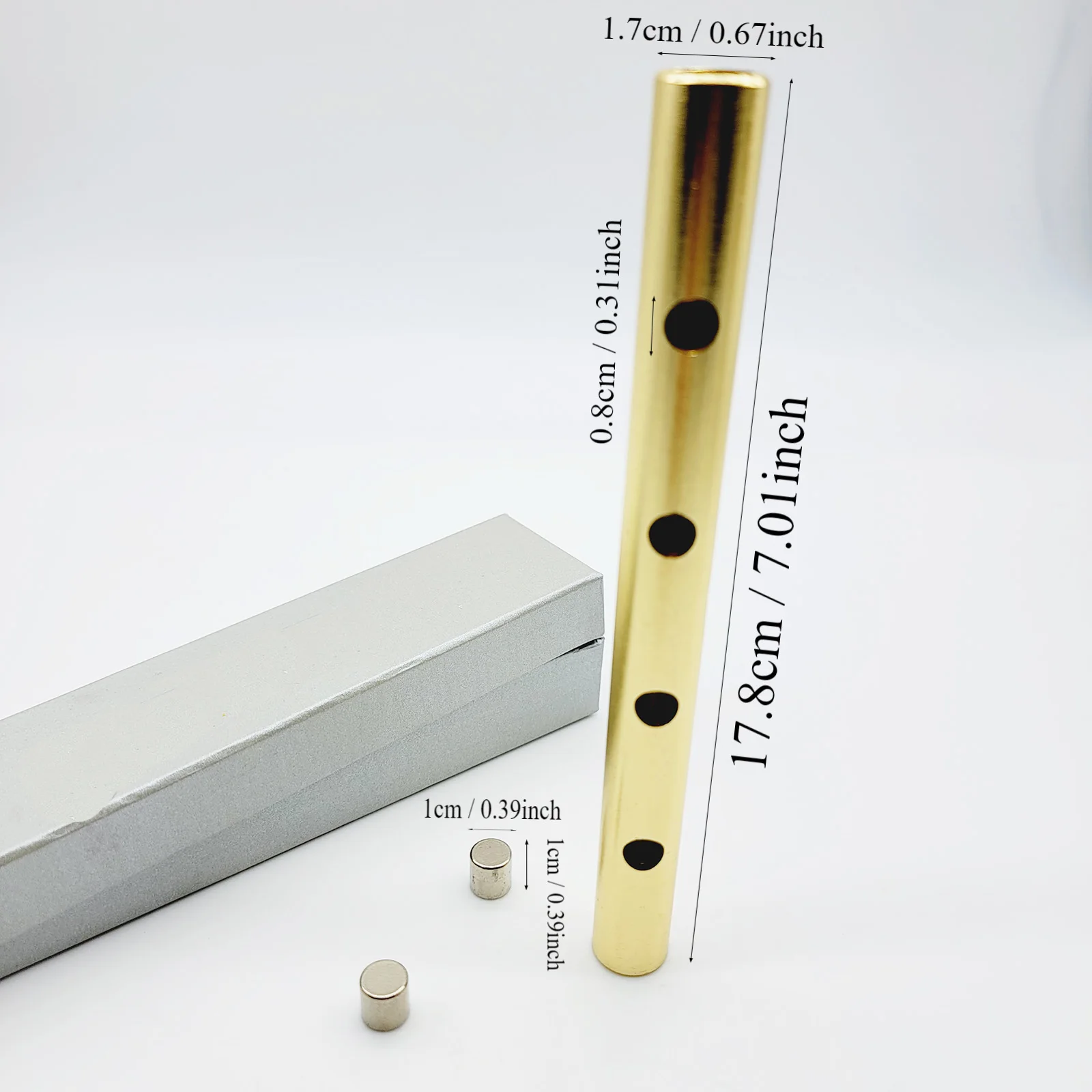 

Anti Gravity Magic Trick Defying Newton - Floating Steel Weight in Aluminum Tube, Slow Motion Levitation for Stage Mentalism