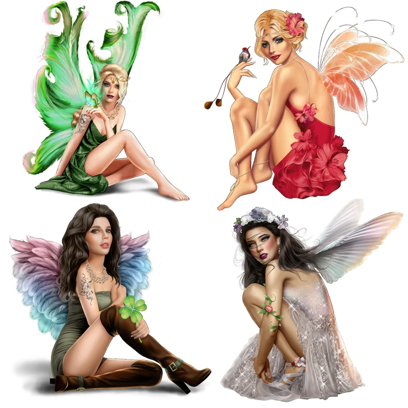 Three Ratels CA119 Beautiful Elf Classic European Beauty decals for home Decoration Self pasting