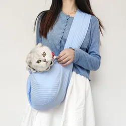 Fashionable Pet Puppy Carrier For Cats Dogs Outdoor Travel Small Dog Sling Bag Portable Cat Carrier Bag Comfortable Pet Supplies