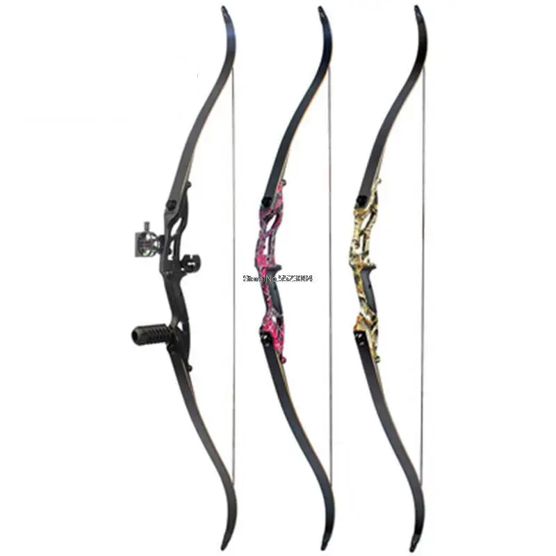 

Hunting Recurve Bow F179 56-inch Hunting Bow Archery Arrow 30-50 lbs Aluminum Standpipe Laminated Competitive Archery