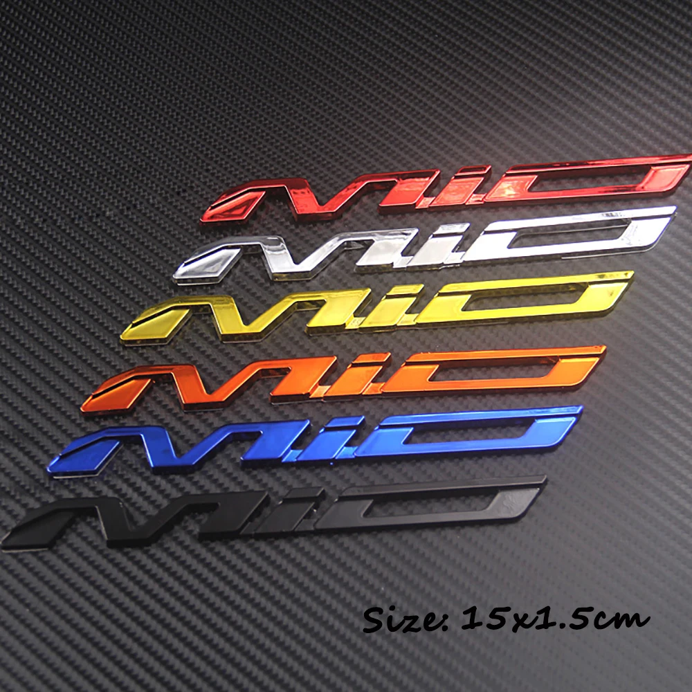 

Motorcycle 3D Body Badge Stickers MIO Decals Fuel Tank Tire Stickers Suitable for Yamaha Mio Soul 155 125 Aerox155
