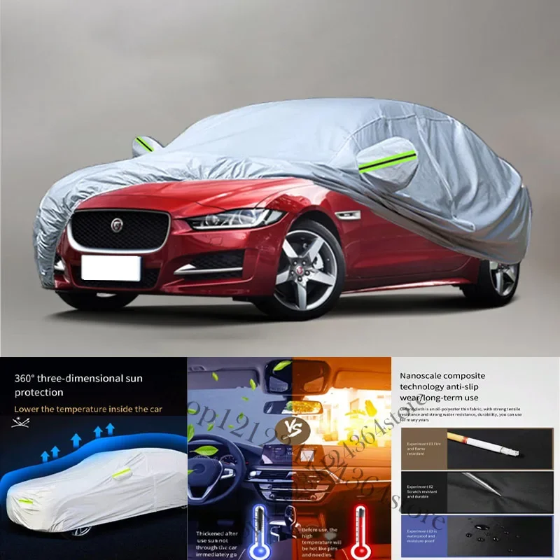 

For Jaguar XE fit Outdoor Protection Full Car Covers Snow Cover Sunshade Waterproof Dustproof Exterior Car cover protection