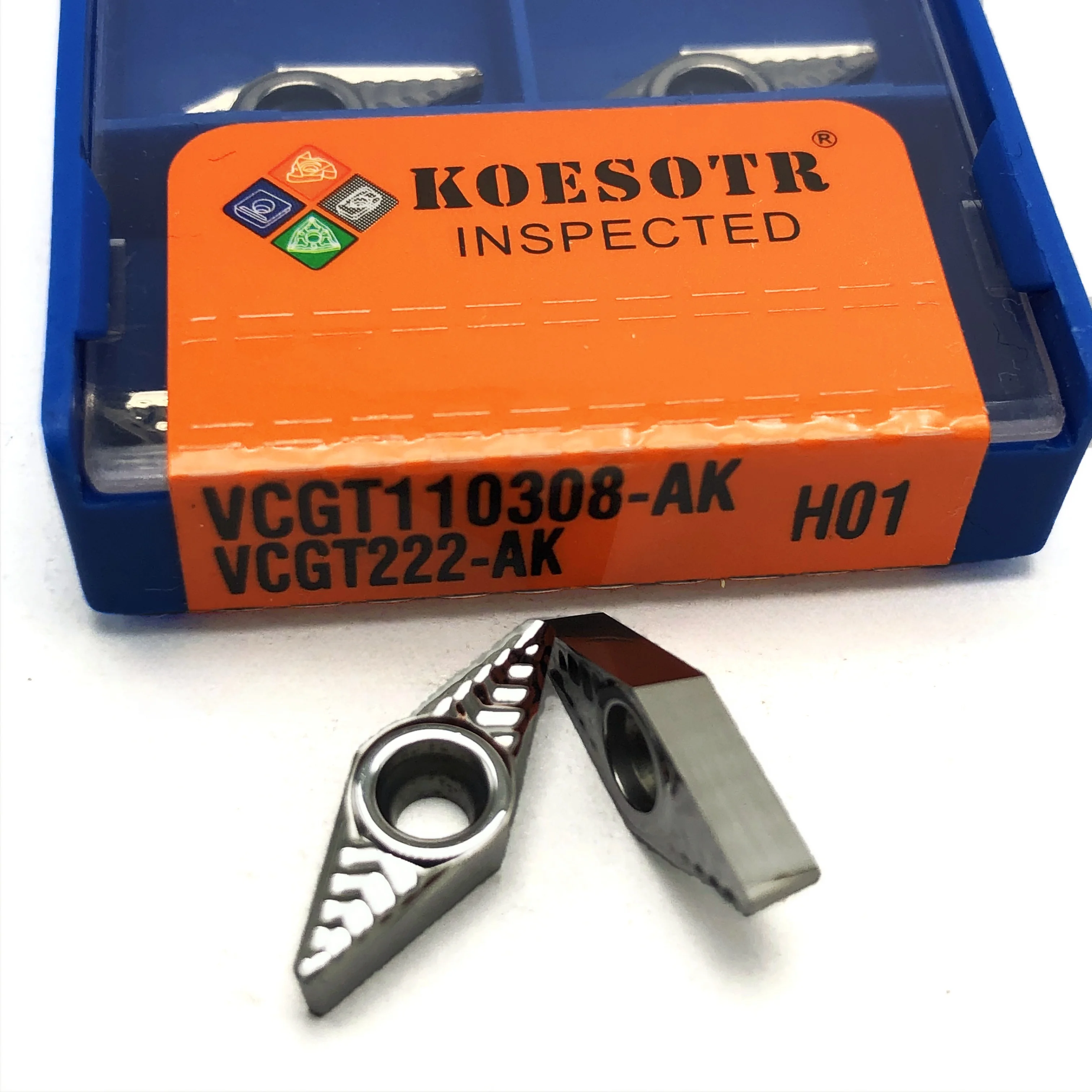 10pcs VCGT110308 AK H01 Aluminum cutter blade Insert Cutting Tool turning tool CNC Tools  Alloy wood VCGT110304  H01 VCGT110302
