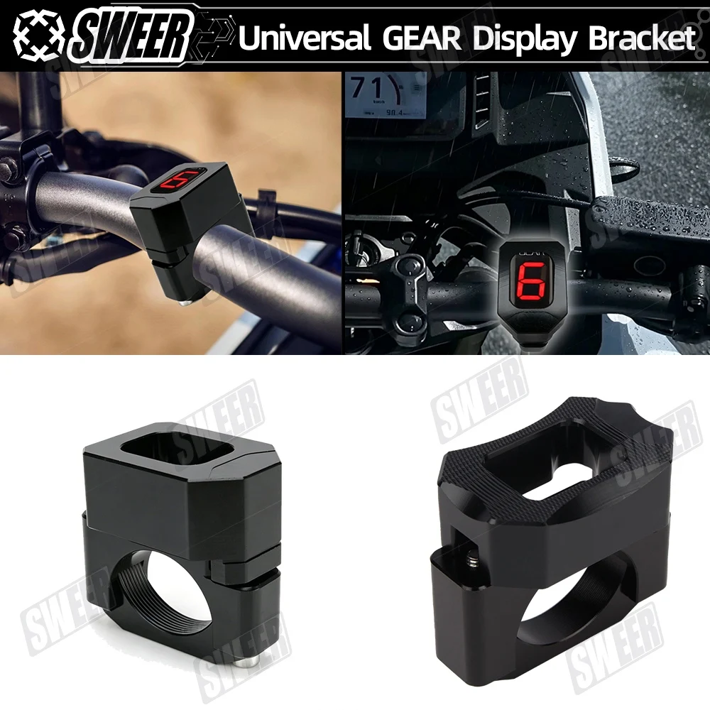 Motorcycle Speed GEAR Display Indicator Holder Bracket Universal For Honda Kawasaki Yamaha BMW SUZUKI Modification Parts