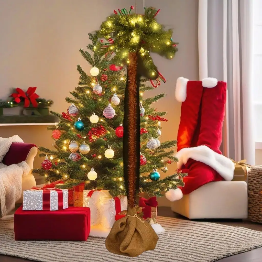 

59.1 Inch Christmas Tree - Pre-Lit Holiday Decor for Festive Home Celebration