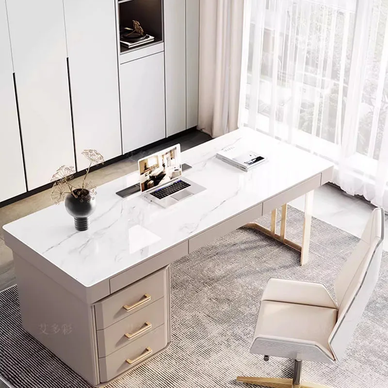 Office Desk Minimalist Drawers - Desk Setup No Computer 评论和价格