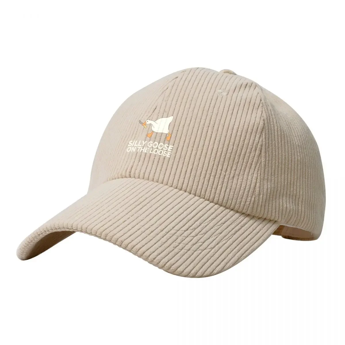 Silly Goose on the Loose Corduroy Baseball Cap Wild Ball Hat fishing hat Beach Bag Woman Men's