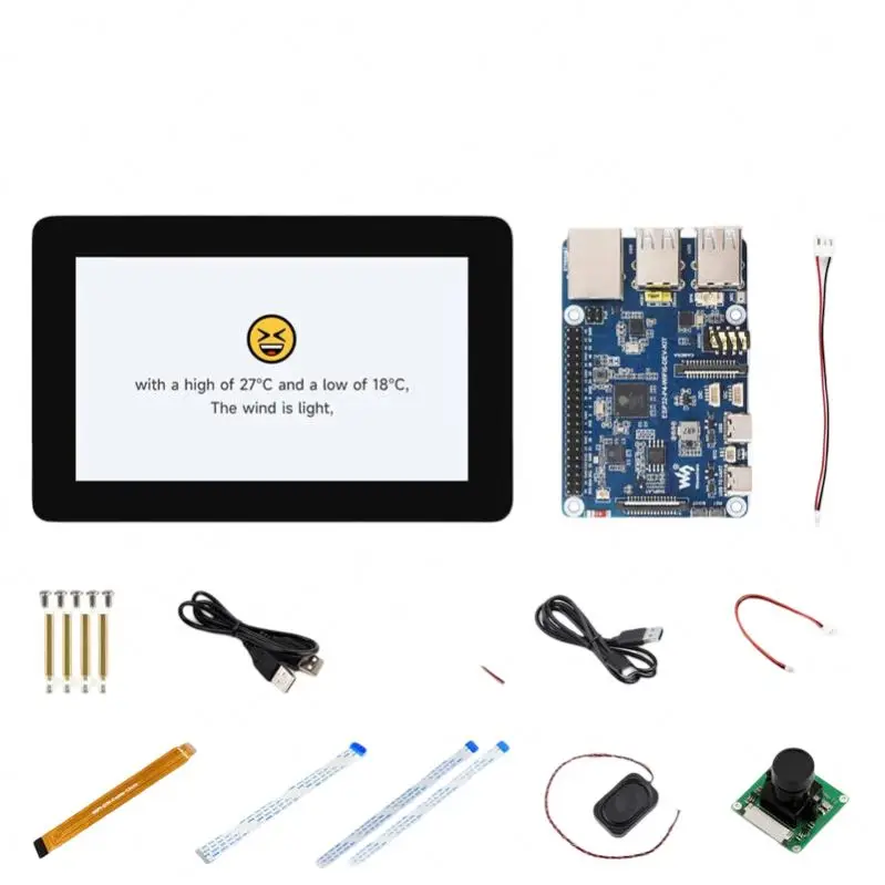 Waveshare ESP32-P4 Development Board with ESP32-C6 WiFi 6/Bluetooth Supports XiaoZhi AI Deepseek ESP32-P4-WIFI6-DEV-KIT-B