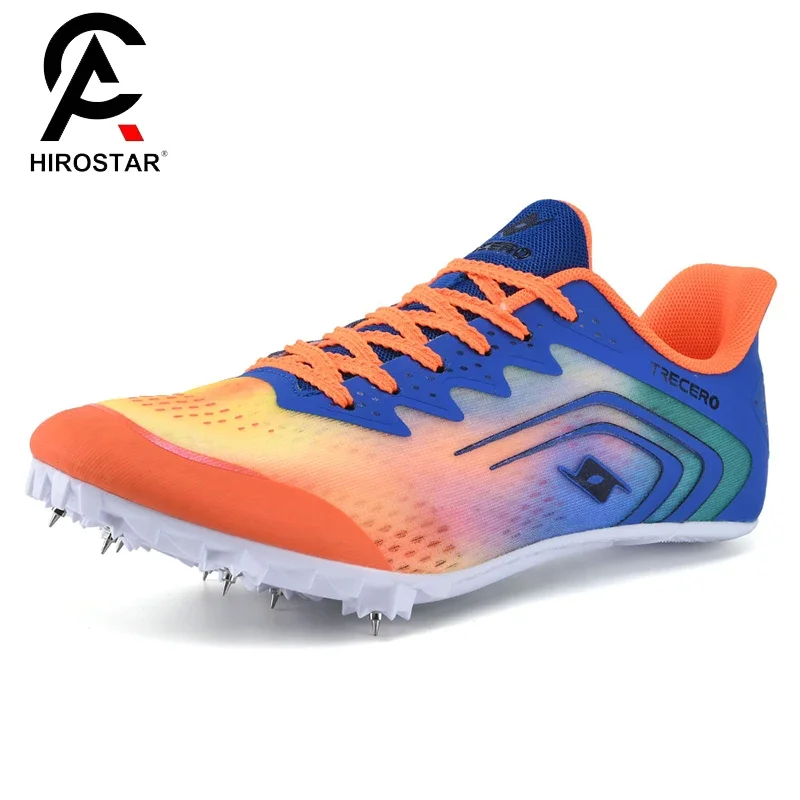 New Men Track Field Shoes Spikes Wholesale Professional Light weight Soft Waterproof Long Jump  Running Training Nails Race Shoe