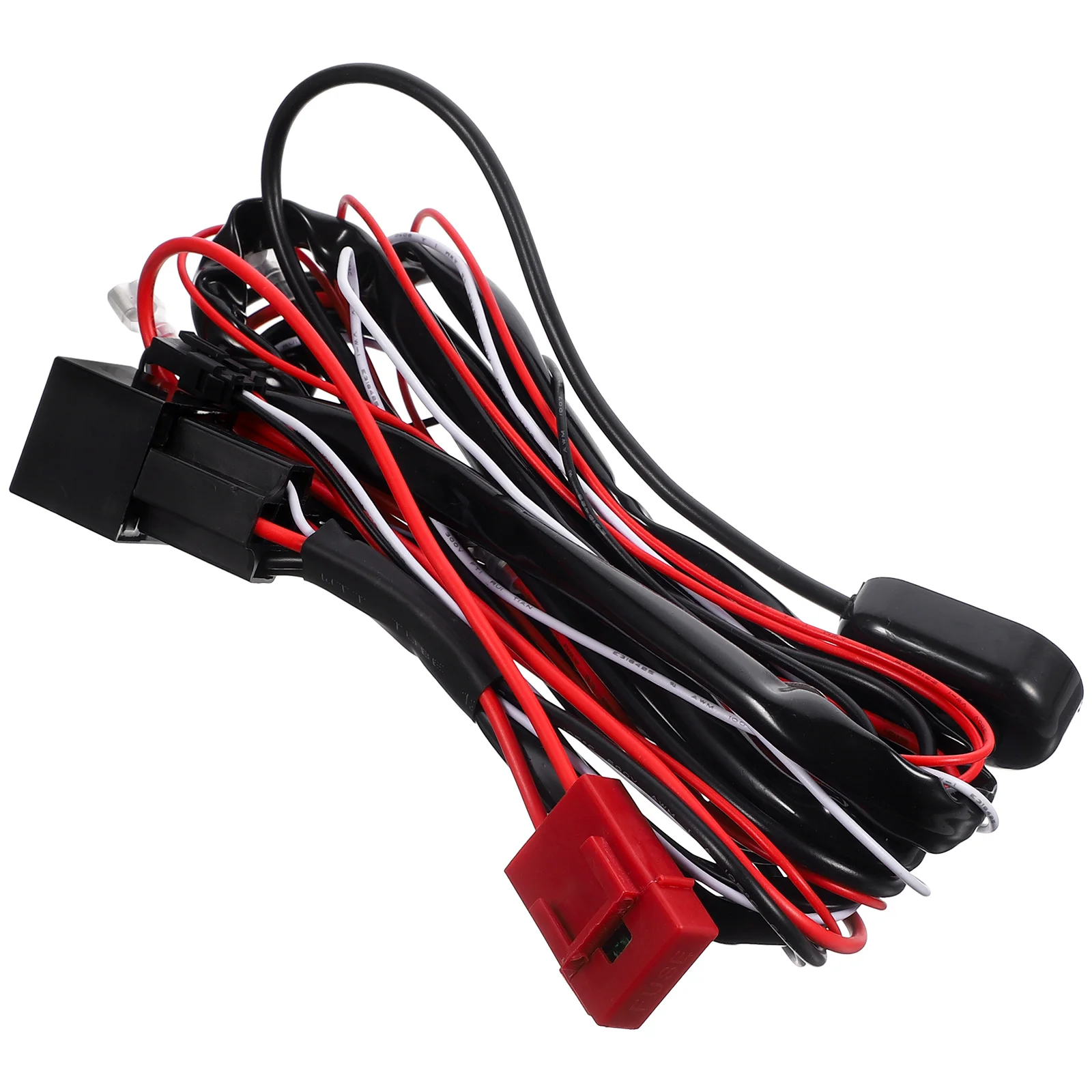 Heavy Duty Wiring Harness Kit for Car LED Light Bar Fuse Relay On/Off Relay Universal Fitment Light Bar Accessories