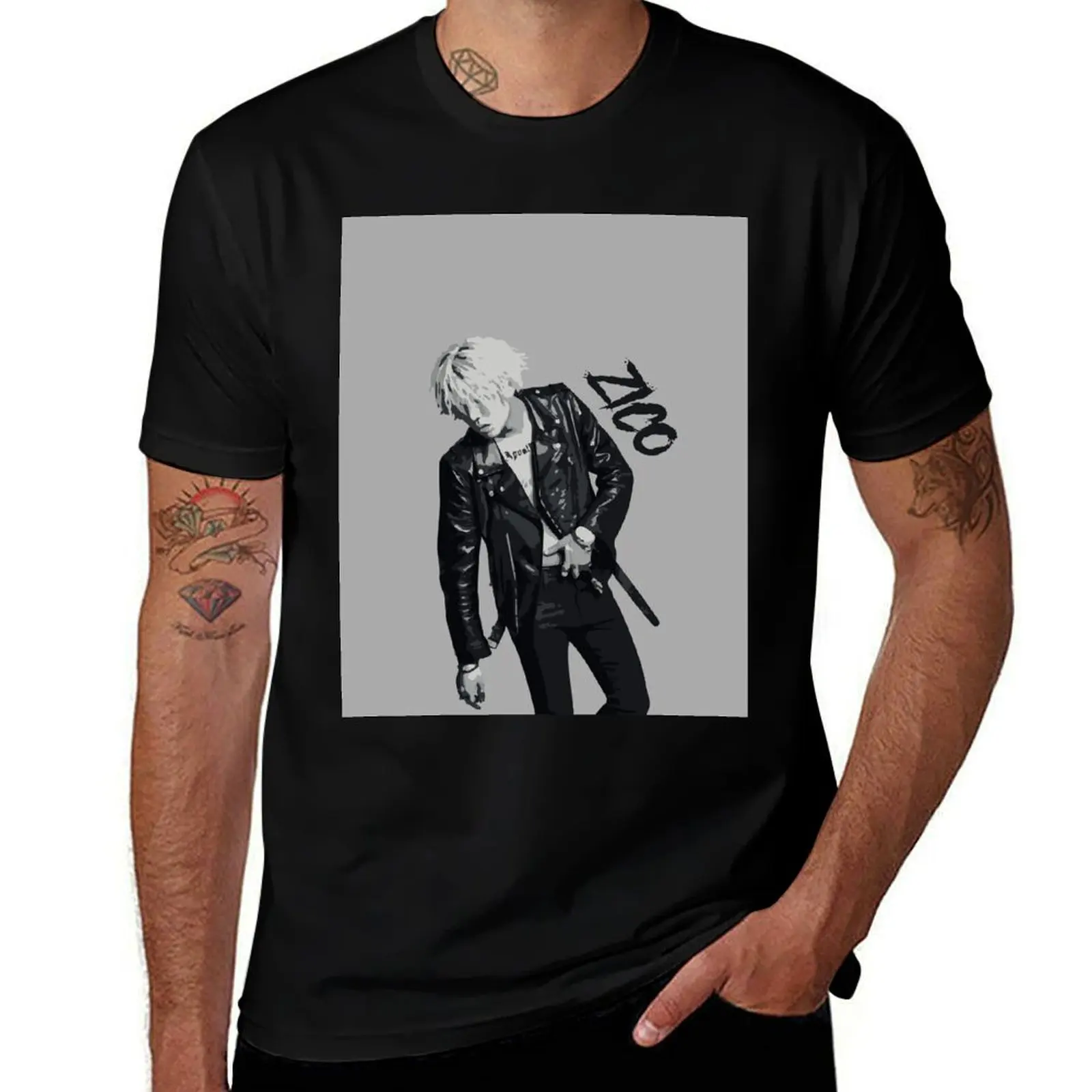 

Zico black&white. (Block B) T-Shirt essential t shirt anime t shirts for man T-shirt