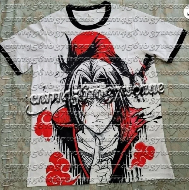 

Anime Naruto Uzumaki Naruto Flag Kakashi Shirt Theme Universal Shirt Casual Loose Set T-shirt Summer 2026 Family Matching