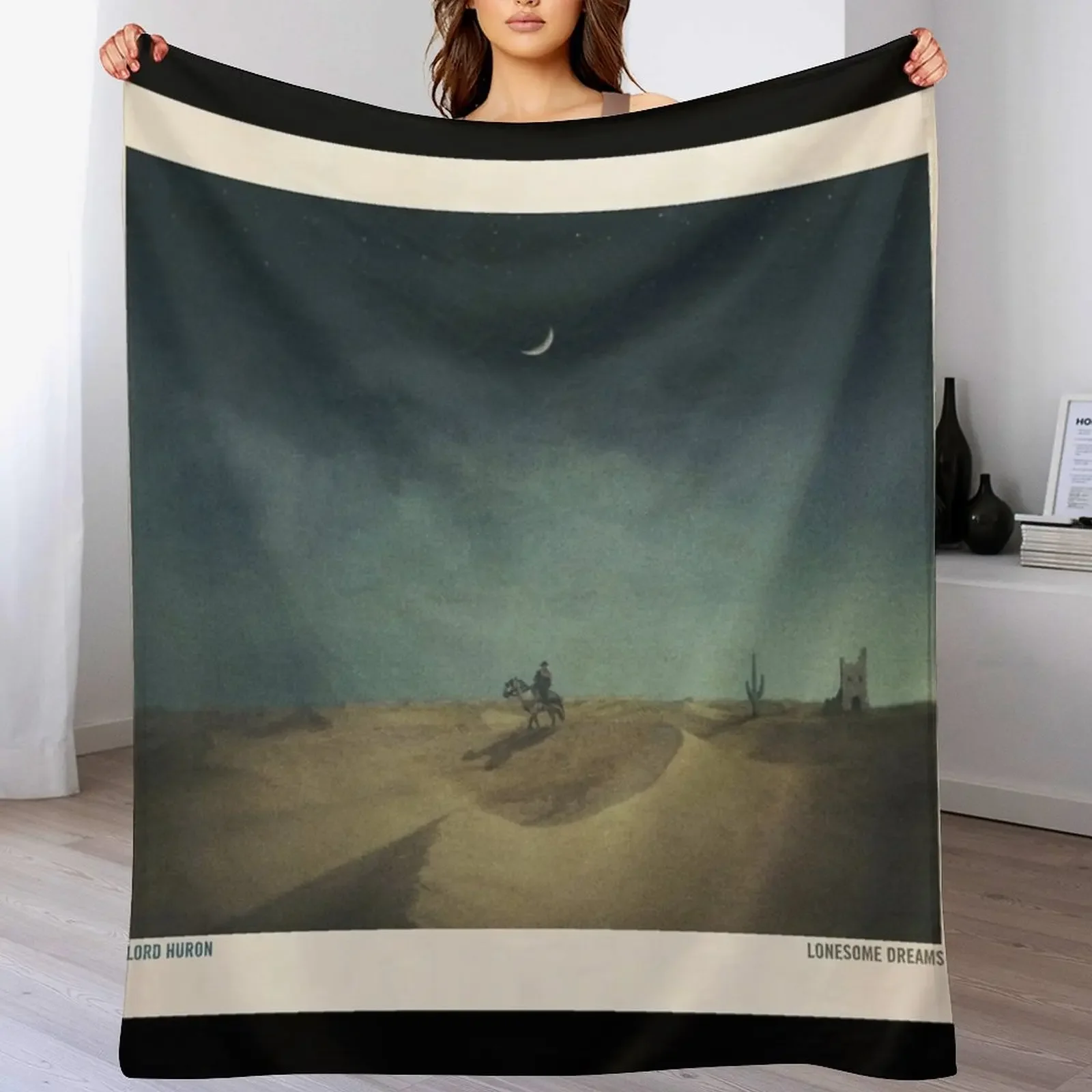 

Lord Huron lonesome dreams Throw Blanket Blankets For Bed Bed funny gift Picnic Blankets