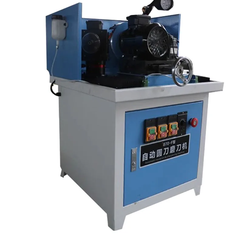 STR 870F Affilatrice automatica per coltelli circolare Smerigliatrice OEM Attrezzatura per lucidatura di metalli personalizzabile per lame frantoio