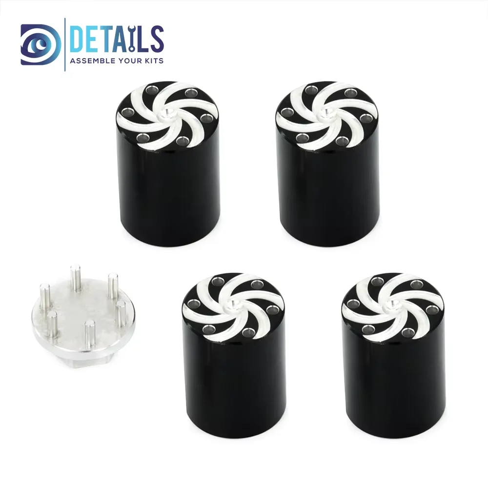 

Hobby Details Aluminum Wheel Nut For SCX6 AXI05000 Jeep Wrangler AXI05001 Trail Honcho 1/6 RC Car Dia 15mm, Height 20mm