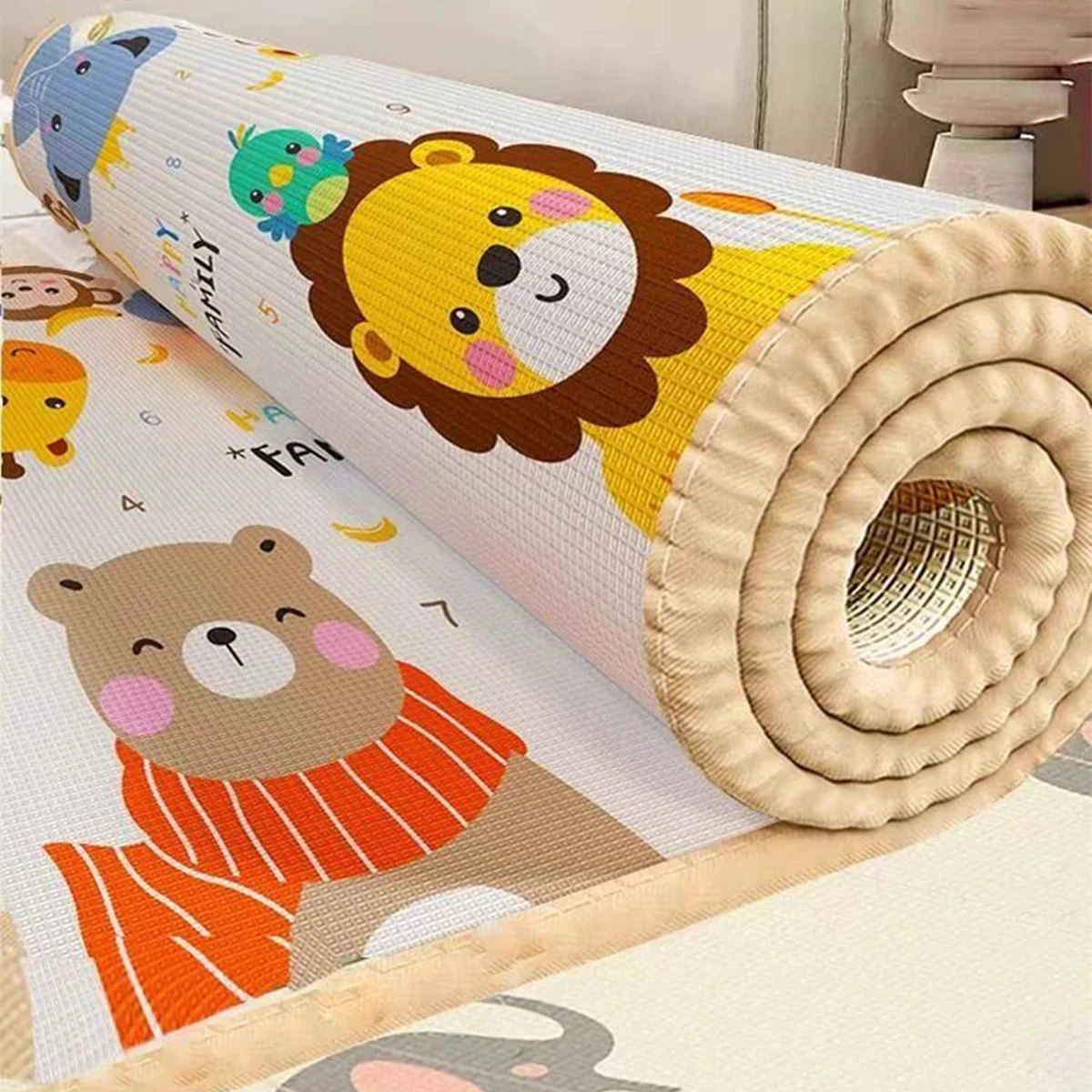 Non-toxic Baby Activities Baby Crawling Play Mats Thicken EPE Baby Activity Gym Room Mat Game Mat for Children\'s Safety Mat Rugs