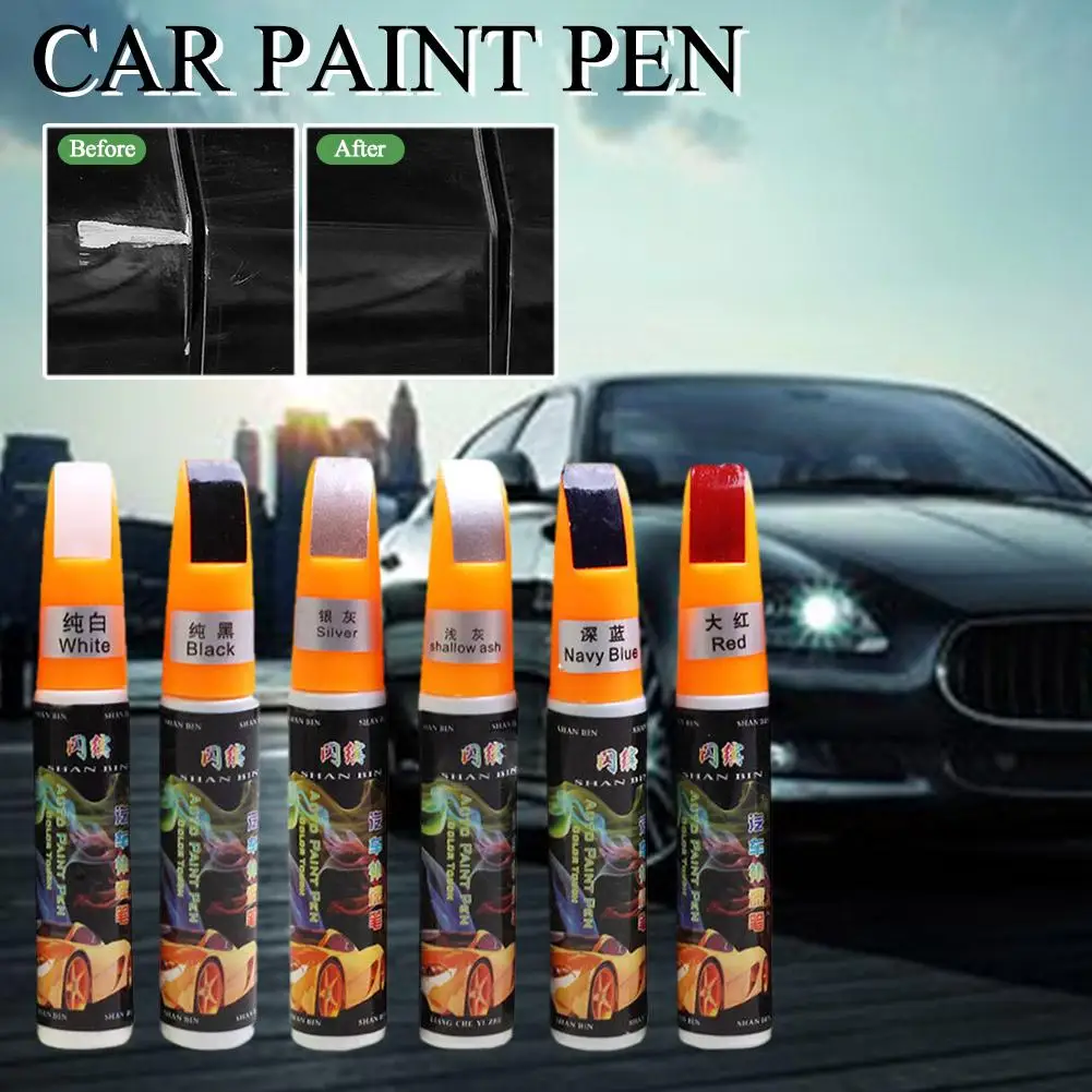 

6 Colors Car Scratch Repair Pen Auto Up Paint Pen For Car Styling Scratch Fill Remover Vehilce Maintenance Paint Care Kit D9N8