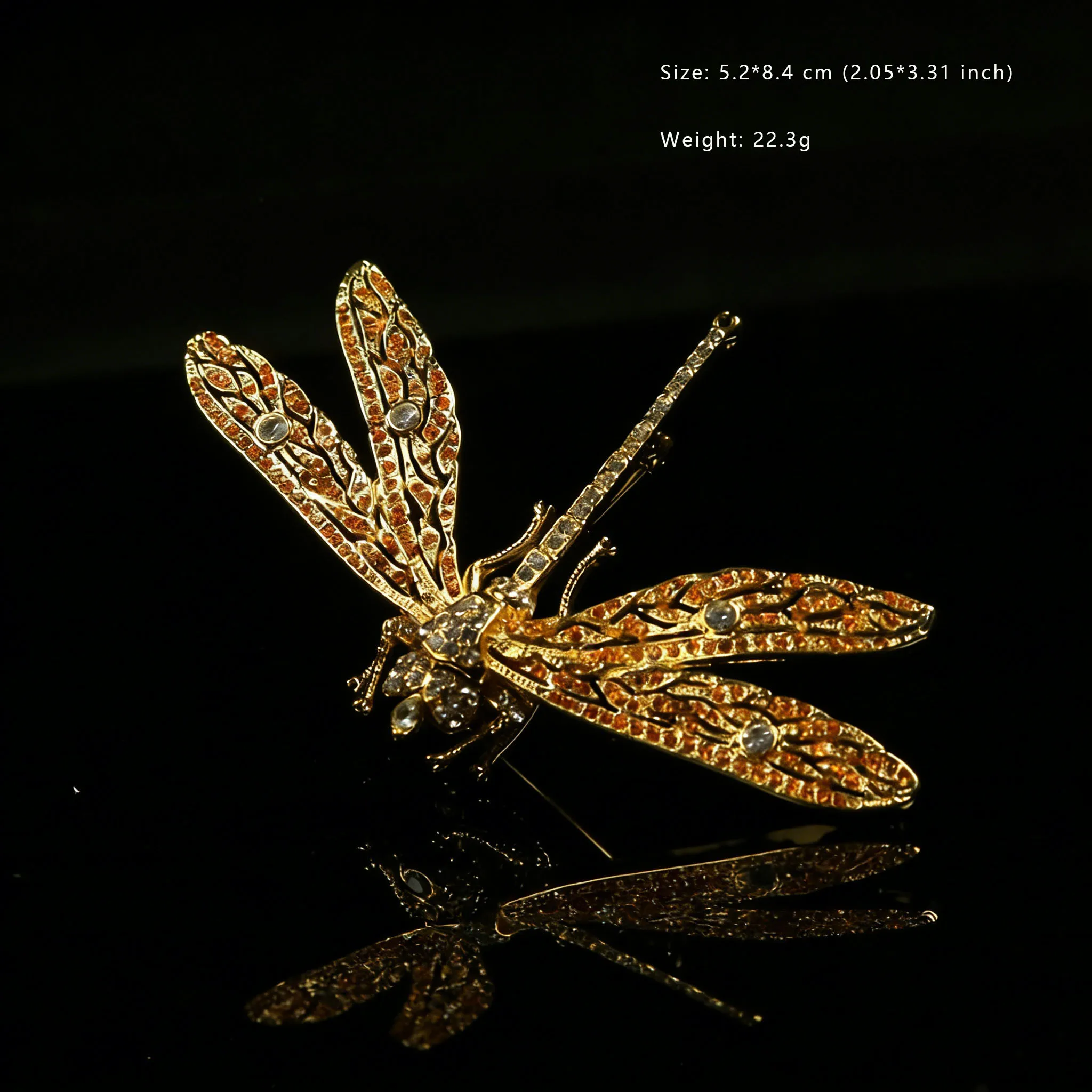 Dragonfly Brooch Exquisite Hollow Alloy Boutique Animal Jewelry Dragonfly Corsage Clothingg Accessories Birthday Gifts for Women