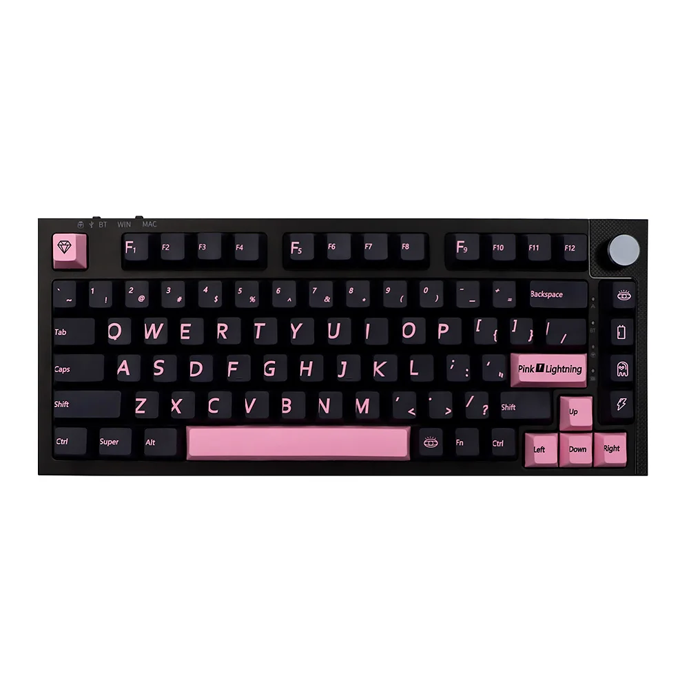 148 Keys DYE-SUB Keycaps Cherry Profile Keycap For MX Switch 61 64 68 G610 K70 Mechanical Keyboard GMK TomatoCaps Pink Lightning