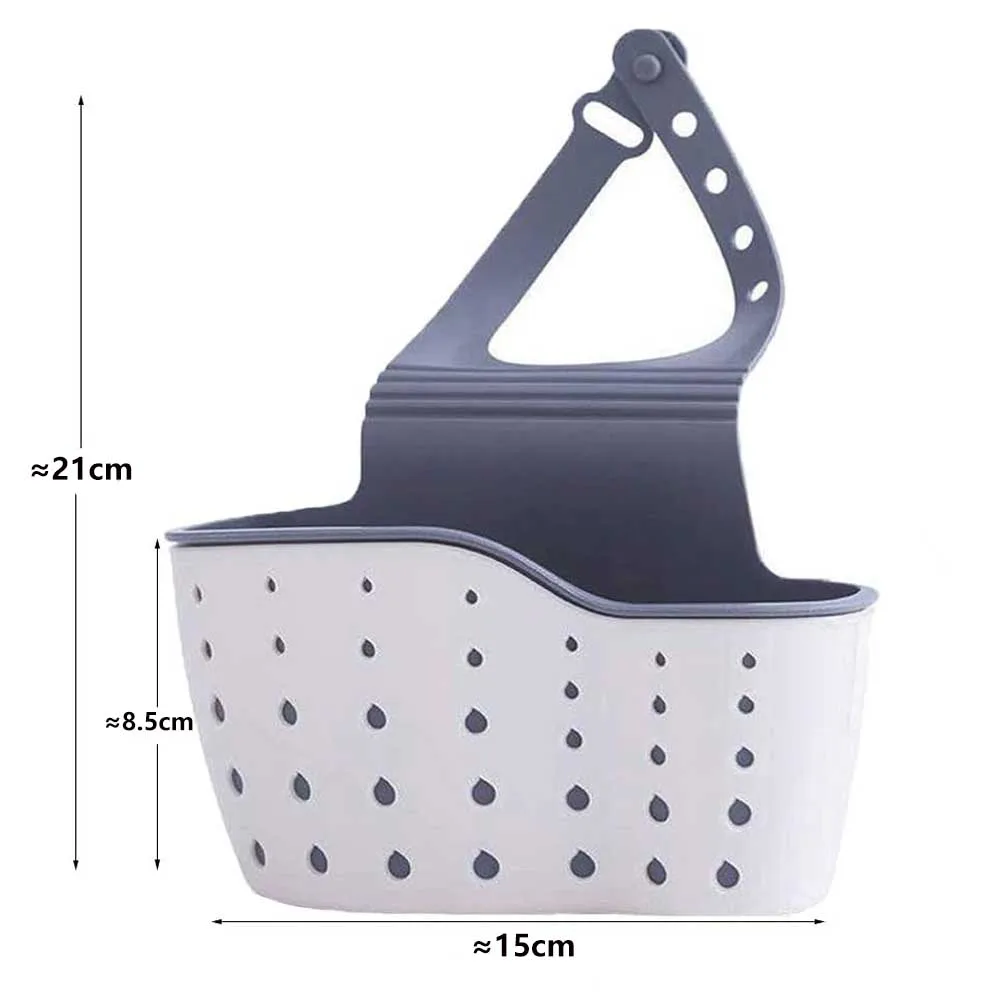 Beige/Green/Blue Kitchen Sink Drain Rack Shelf Basket Organizer Kitchen Accessories Sponge Storage Faucet Holder Soap Drainer