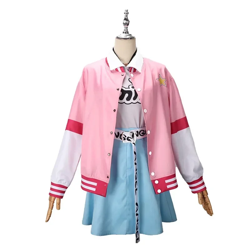 Cosxie Anime Azusawa Kohane Cosplay Costume Game Project Sekai Colorful Vivid BAD SQUAD Coat JK Uniform Outfits Halloween Rolepl